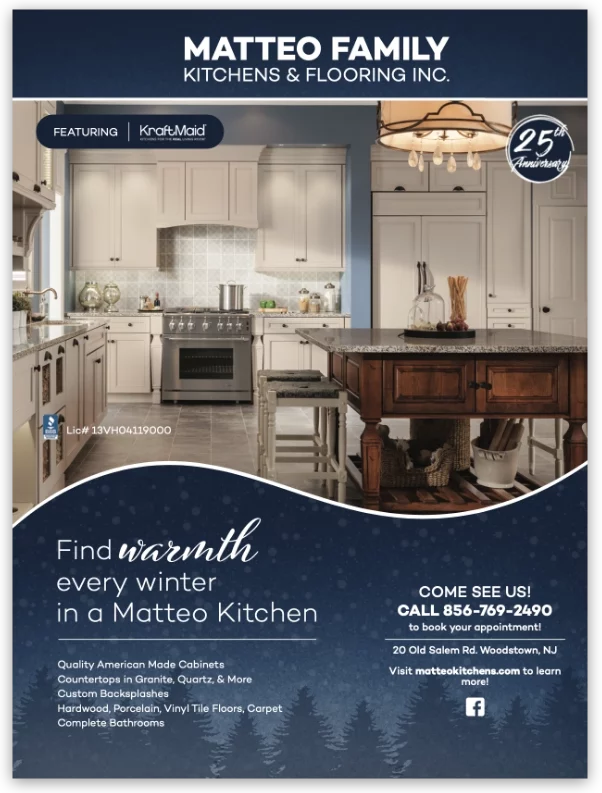 Print Ads Matteo Family Kitchens - Winter